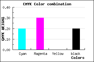 #A38ECC color CMYK mixer