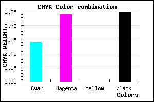 #A390BE color CMYK mixer