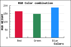 rgb background color #A393BB mixer