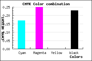 #A394C5 color CMYK mixer