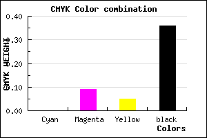 #A3959B color CMYK mixer