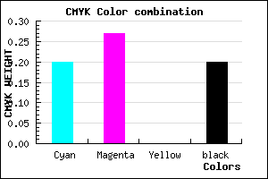 #A395CD color CMYK mixer