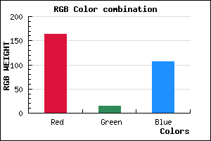 rgb background color #A30F6A mixer