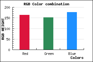 rgb background color #A398B0 mixer