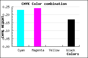 #A3A1D3 color CMYK mixer