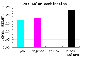 #A3A2C5 color CMYK mixer