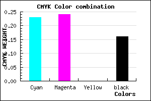 #A3A2D5 color CMYK mixer