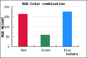 rgb background color #A33BAF mixer