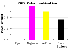 #A34151 color CMYK mixer