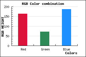 rgb background color #A348BB mixer