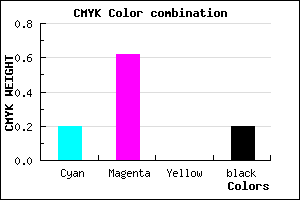 #A34DCB color CMYK mixer
