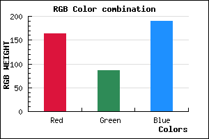 rgb background color #A356BE mixer