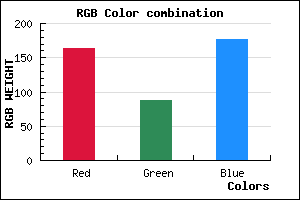 rgb background color #A358B0 mixer