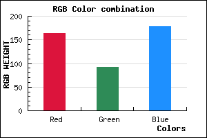 rgb background color #A35CB2 mixer