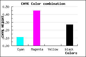 #A465B9 color CMYK mixer
