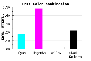#A468C8 color CMYK mixer