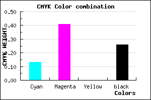 #A46EBC color CMYK mixer