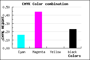 #A46EC4 color CMYK mixer