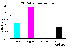 #A46ED4 color CMYK mixer