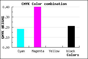 #A479C9 color CMYK mixer