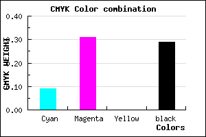 #A47DB5 color CMYK mixer