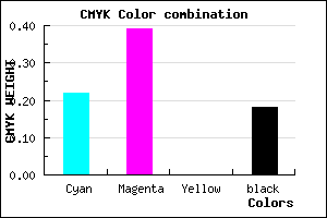 #A47FD1 color CMYK mixer