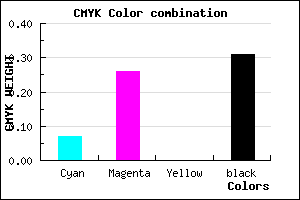 #A482B0 color CMYK mixer