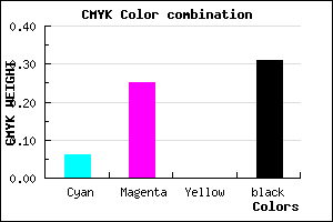 #A483AF color CMYK mixer