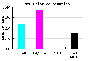 #A488D8 color CMYK mixer