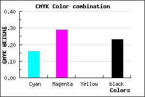 #A48CC4 color CMYK mixer