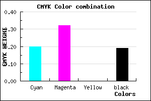 #A48CCE color CMYK mixer