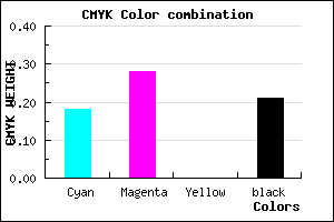 #A490C9 color CMYK mixer
