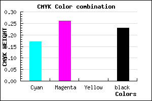#A491C5 color CMYK mixer