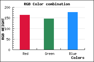 rgb background color #A492B0 mixer