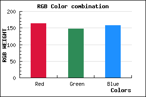 rgb background color #A4949D mixer