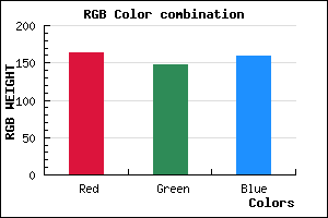 rgb background color #A4949F mixer