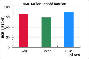 rgb background color #A494AE mixer