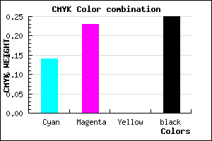 #A494BF color CMYK mixer
