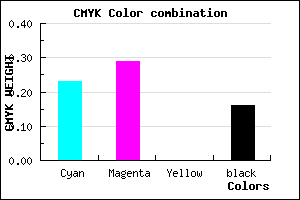 #A497D5 color CMYK mixer