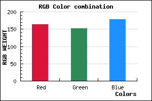 rgb background color #A498B2 mixer