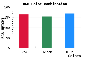 rgb background color #A49AA8 mixer