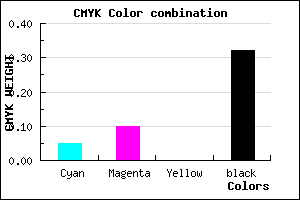 #A49BAD color CMYK mixer