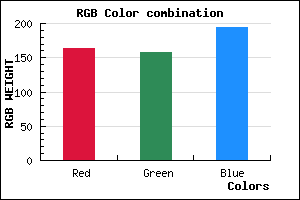 rgb background color #A49EC2 mixer