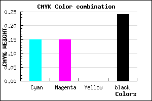 #A4A4C2 color CMYK mixer