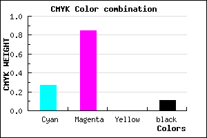 #A423E2 color CMYK mixer