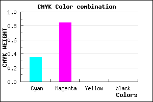 #A426FE color CMYK mixer