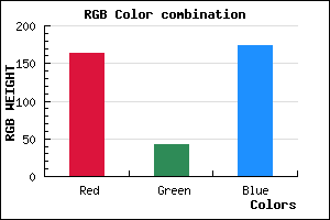rgb background color #A42BAD mixer