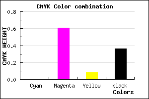 #A44097 color CMYK mixer