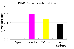 #A44055 color CMYK mixer