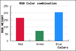 rgb background color #A448CC mixer